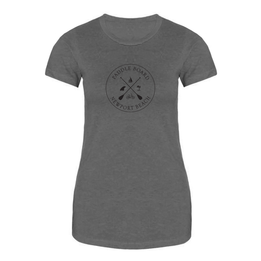 PADDLE BOARD NEWPORT BEACH Women's Classic Fit T-Shirt